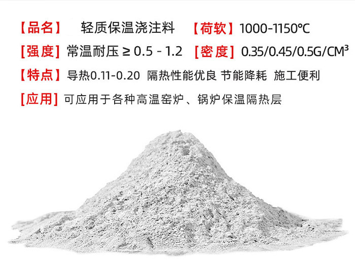 超輕質(zhì)保溫澆注料